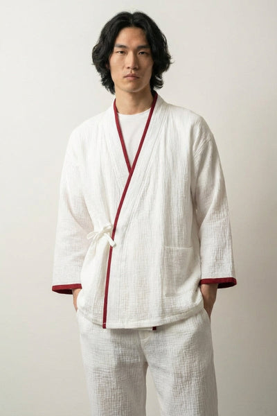 Pyjama Traditionnel Japonais 'Shirobeni'