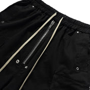 Short cargo noir coupe ample style harajuku tokyo streetwear minimaliste Japanstreet