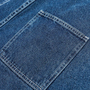 Short en jean brut détail de la matière denim brut streetwear nippon Japanstreet