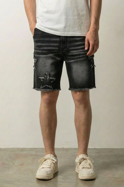 Short en Jean Etoile - スター