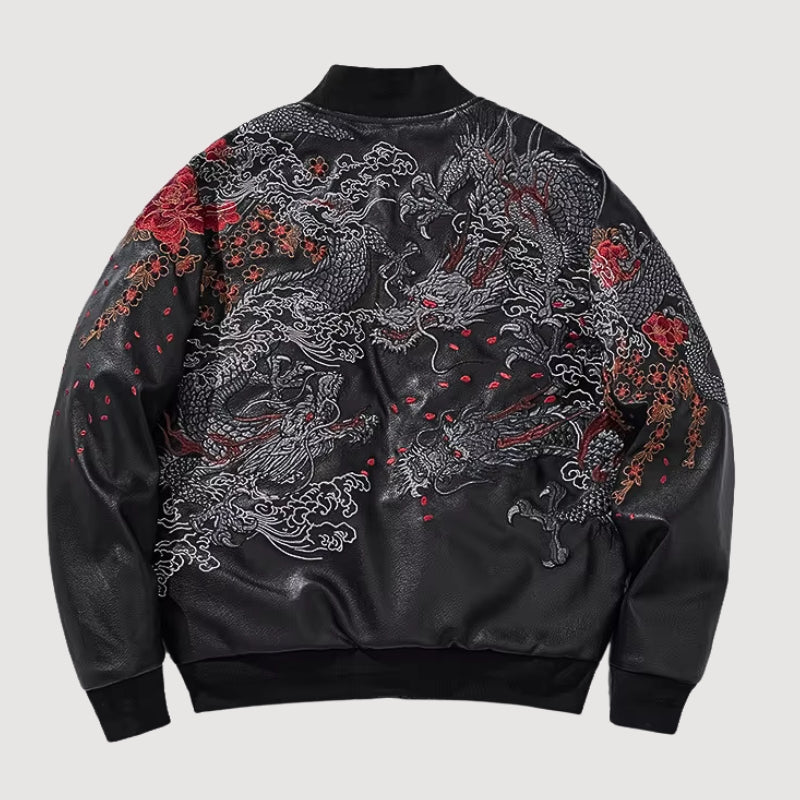 Sukajan Authentique Akaryu polyester broderie japonaise streetwear Japanstreet