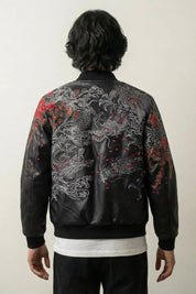 Sukajan Authentique Akaryu polyester broderie japonaise streetwear Japanstreet