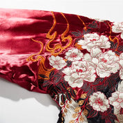 Sukajan Kitsune Akuma no Hana polyester broderie japonaise streetwear japonais Japanstreet