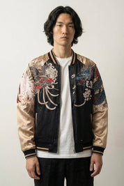 Sukajan Esprits Brodés Byakko no Hi polyester broderie japonaise streetwear japonais Japanstreet