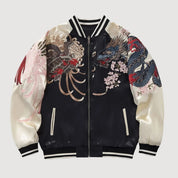 Sukajan Esprits Brodés Byakko no Hi polyester broderie japonaise streetwear japonais Japanstreet