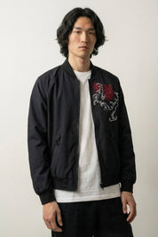 Bomber Jacket Japan Classical Ryu polyester broderie japonaise streetwear Japanstreet