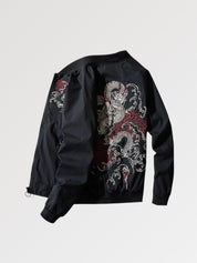 Bomber Jacket Japan Classical Ryu polyester broderie japonaise streetwear Japanstreet
