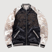 Sukajan Yokai Japonais Fujin Raijin polyester broderie japonaise streetwear japonais Japanstreet
