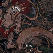 Sukajan Yokai Japonais Fujin Raijin polyester broderie japonaise streetwear japonais Japanstreet