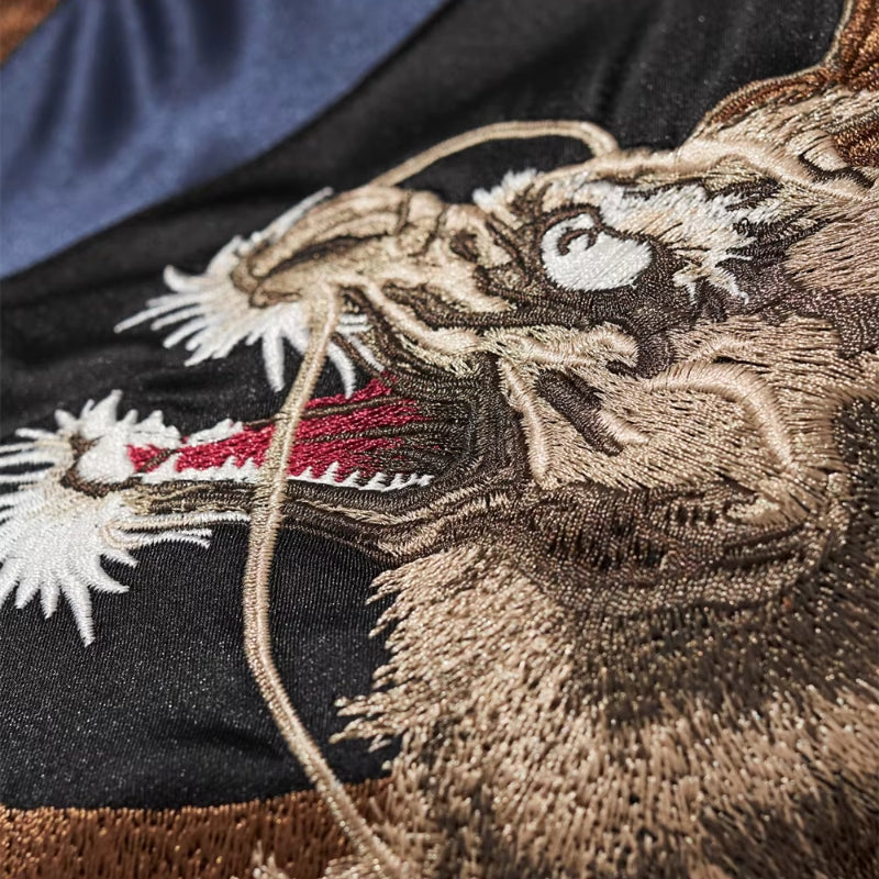Sukajan Kirin Brodé Getsumei polyester broderie japonaise streetwear japonais Japanstreet