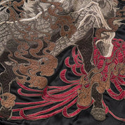 Sukajan Kirin Brodé Getsumei polyester broderie japonaise streetwear japonais Japanstreet