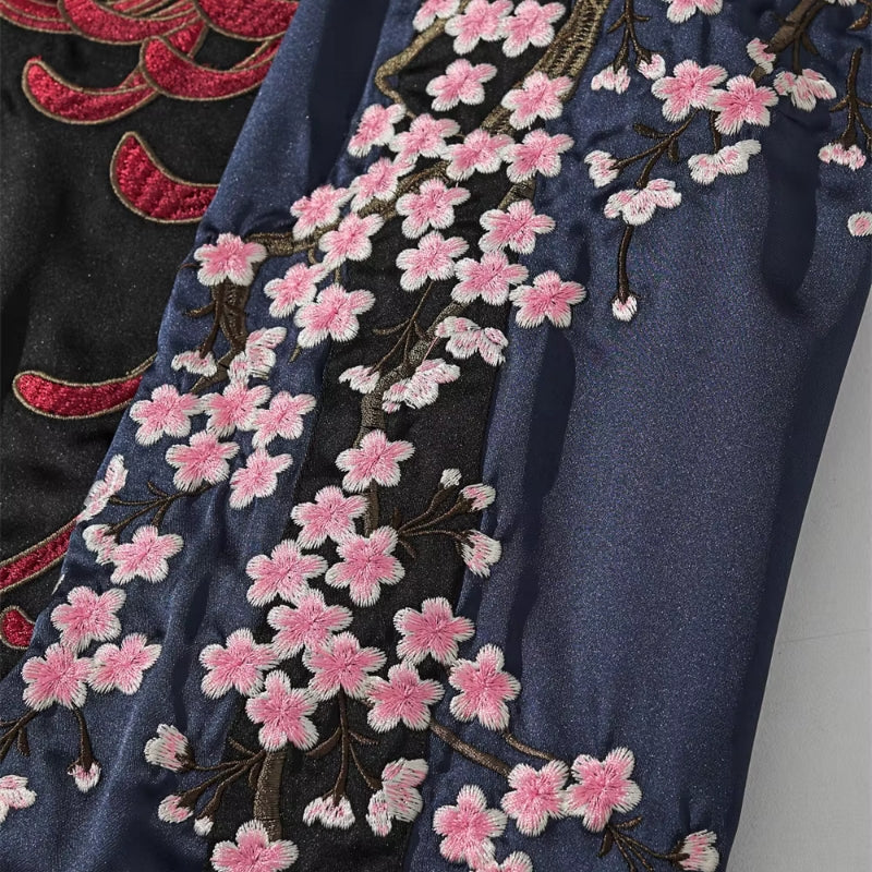 Sukajan Kirin Brodé Getsumei polyester broderie japonaise streetwear japonais Japanstreet