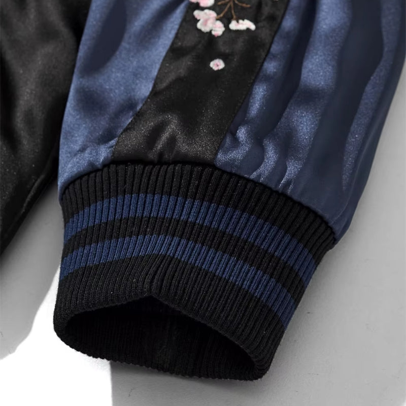 Sukajan Kirin Brodé Getsumei polyester broderie japonaise streetwear japonais Japanstreet