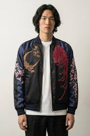 Sukajan Kirin Brodé Getsumei polyester broderie japonaise streetwear japonais Japanstreet