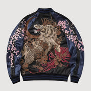 Sukajan Kirin Brodé Getsumei polyester broderie japonaise streetwear japonais Japanstreet