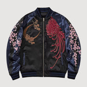 Sukajan Kirin Brodé Getsumei polyester broderie japonaise streetwear japonais Japanstreet