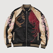 Sukajan Kirin Brodé Getsumei polyester broderie japonaise streetwear japonais Japanstreet