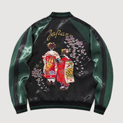 Sukajan Brodé Japonais Hanamachi polyester broderie japonaise streetwear japonais Japanstreet