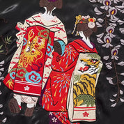 Sukajan Brodé Japonais Hanamachi polyester broderie japonaise streetwear japonais Japanstreet