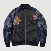Sukajan Koi Hanami no Taki polyester broderie japonaise streetwear japonais Japanstreet