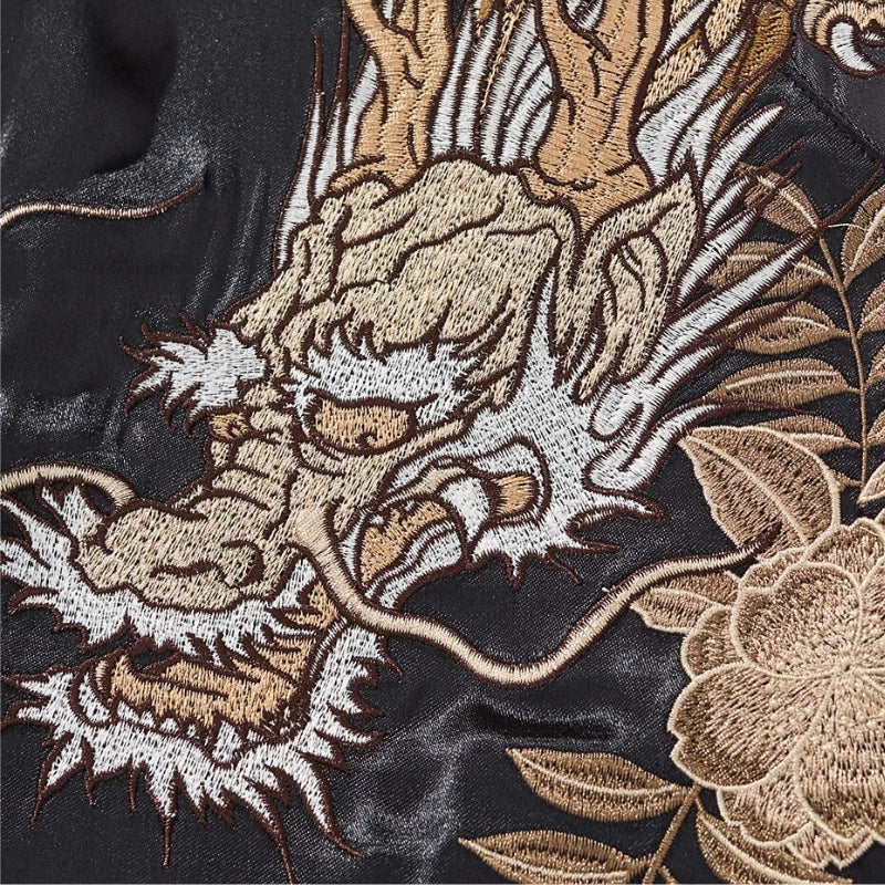 Sukajan Tigre Kazan Tora polyester broderie japonaise streetwear japonais Japanstreet
