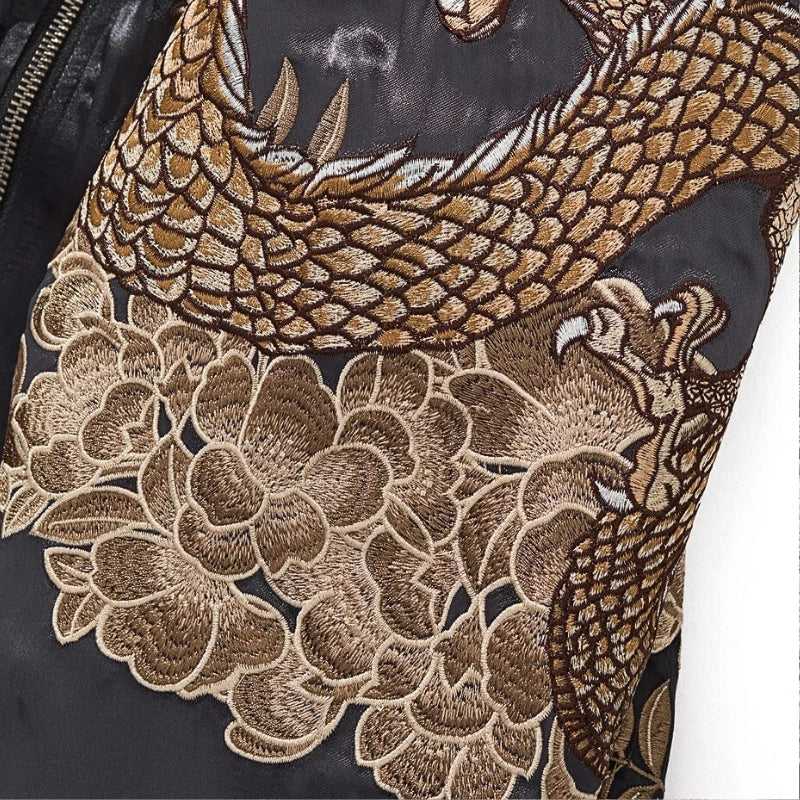 Sukajan Tigre Kazan Tora polyester broderie japonaise streetwear japonais Japanstreet