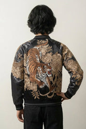 Sukajan Tigre Kazan Tora polyester broderie japonaise streetwear japonais Japanstreet