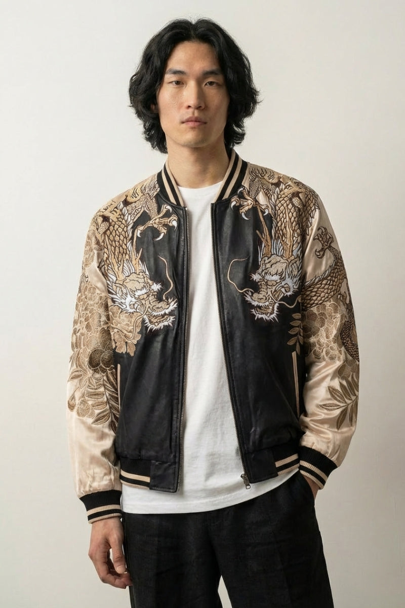 Sukajan Tigre Kazan Tora polyester broderie japonaise streetwear japonais Japanstreet