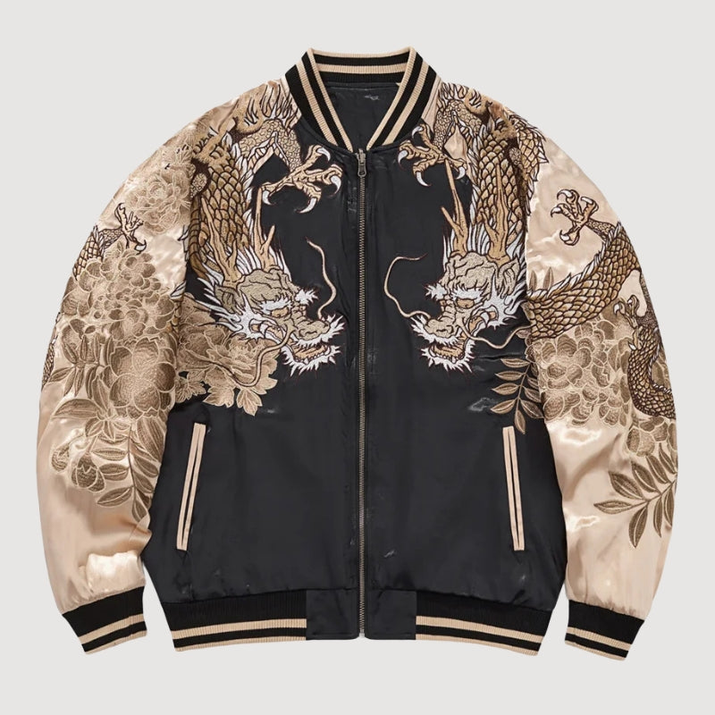 Sukajan Tigre Kazan Tora polyester broderie japonaise streetwear japonais Japanstreet