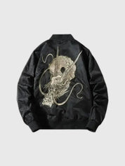 Bomber Japonais Kaze no Tsugo polyester broderie japonaise streetwear Japanstreet