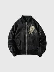 Bomber Japonais Kaze no Tsugo polyester broderie japonaise streetwear Japanstreet