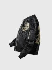 Bomber Japonais Kaze no Tsugo polyester broderie japonaise streetwear Japanstreet