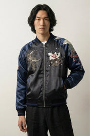 Sukajan Kitsune Kotsu Haku polyester broderie japonaise streetwear Japanstreet