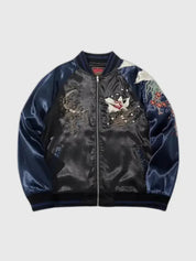 Sukajan Kitsune Kotsu Haku polyester broderie japonaise streetwear Japanstreet