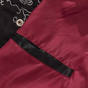 Sukajan Dragon Noir Kuro Ryujin polyester broderie japonaise streetwear japonais Japanstreet