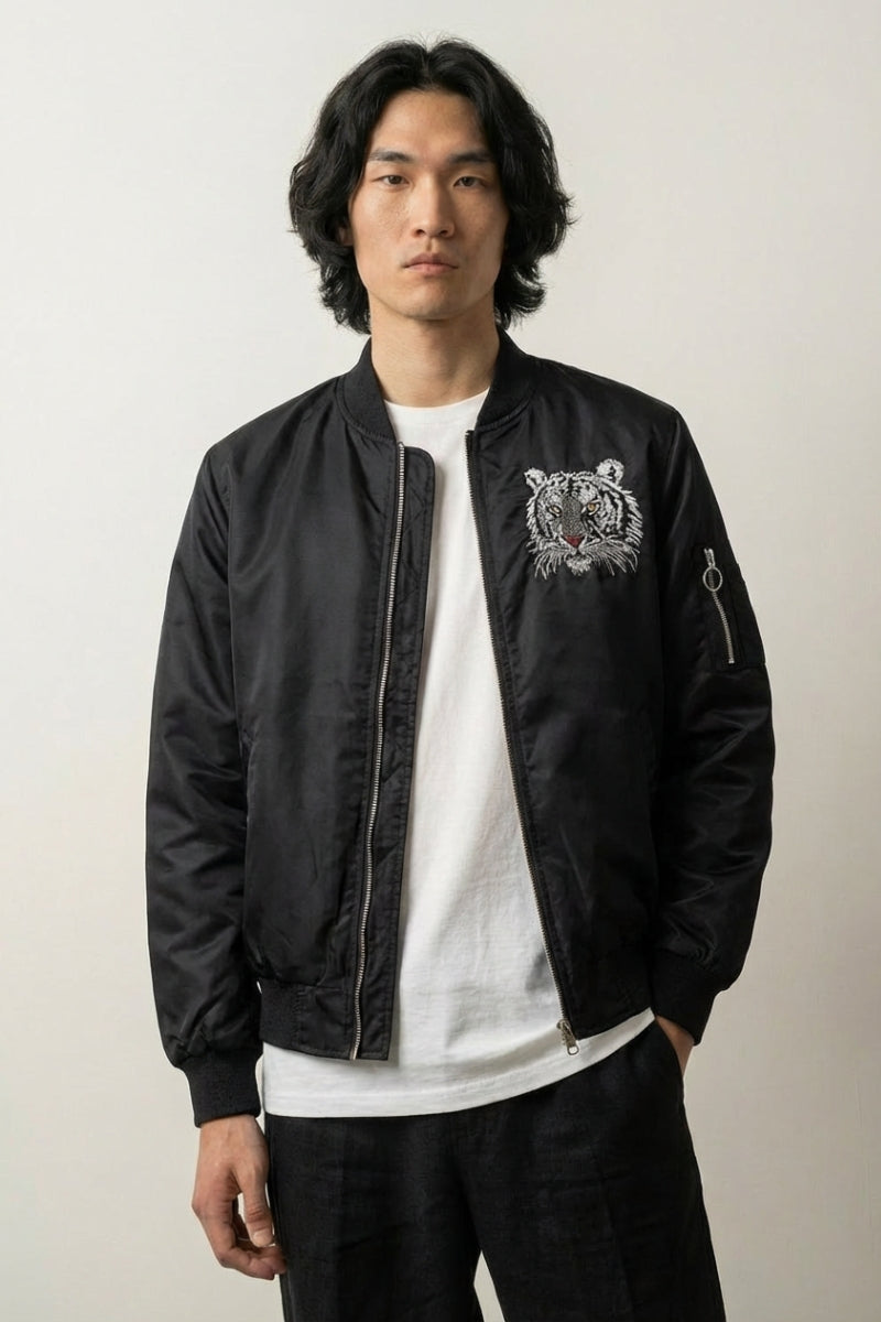 Veste Sukajan Japonaise Kurogane polyester broderie japonaise streetwear japonais Japanstreet