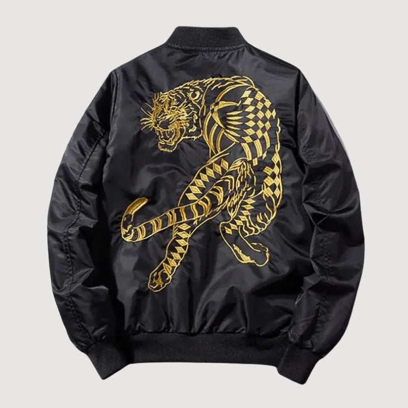 Veste Sukajan Japonaise Kurogane polyester broderie japonaise streetwear japonais Japanstreet