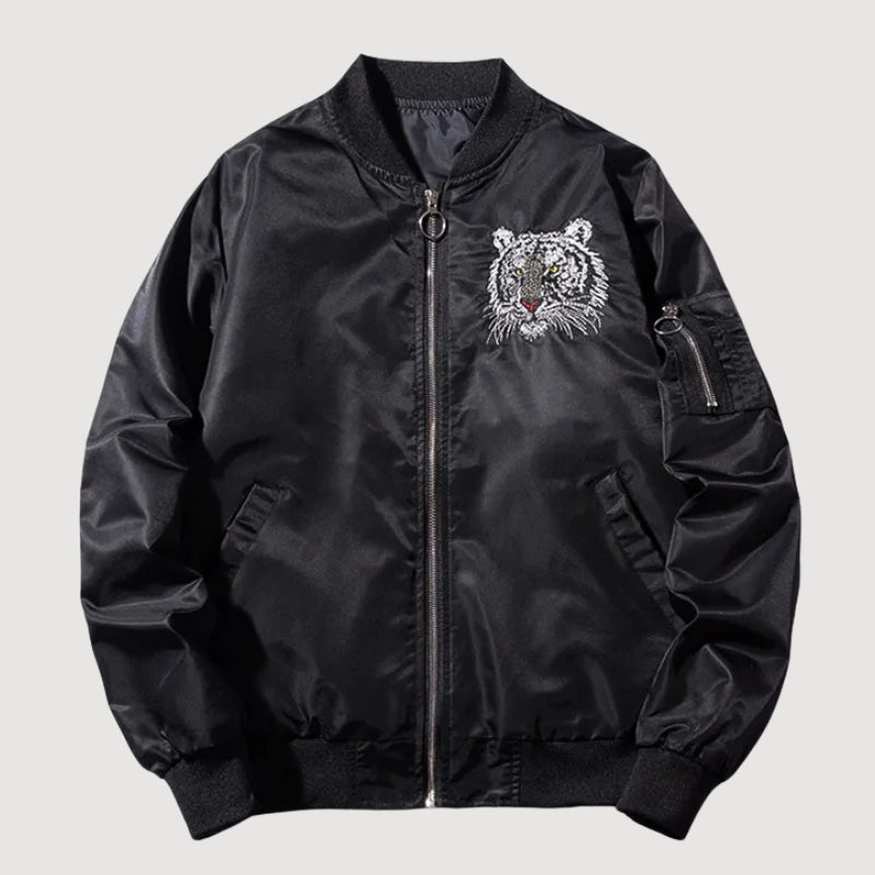 Veste Sukajan Japonaise Kurogane polyester broderie japonaise streetwear japonais Japanstreet
