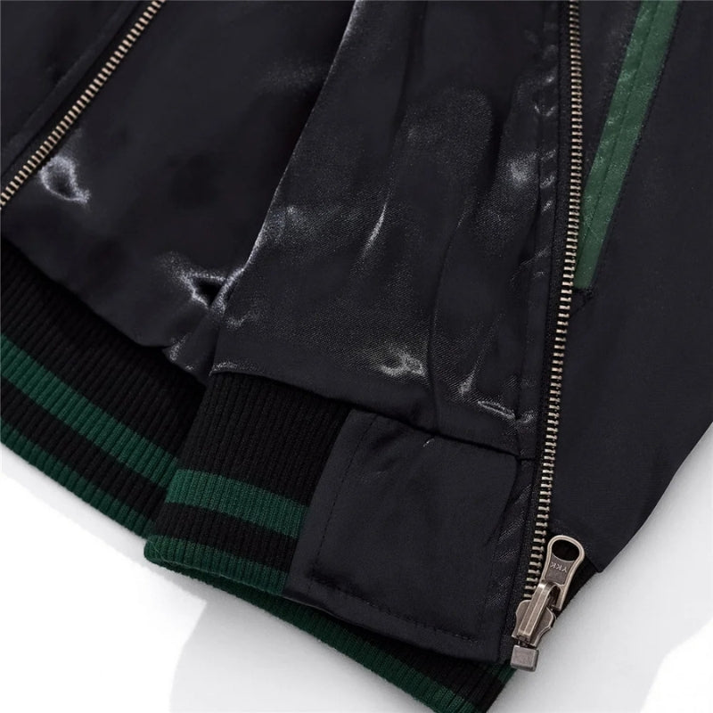Sukajan Dragon Homme Kurotatsu polyester broderie japonaise streetwear japonais Japanstreet