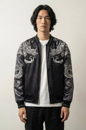Sukajan Dragon Homme Kurotatsu polyester broderie japonaise streetwear japonais Japanstreet