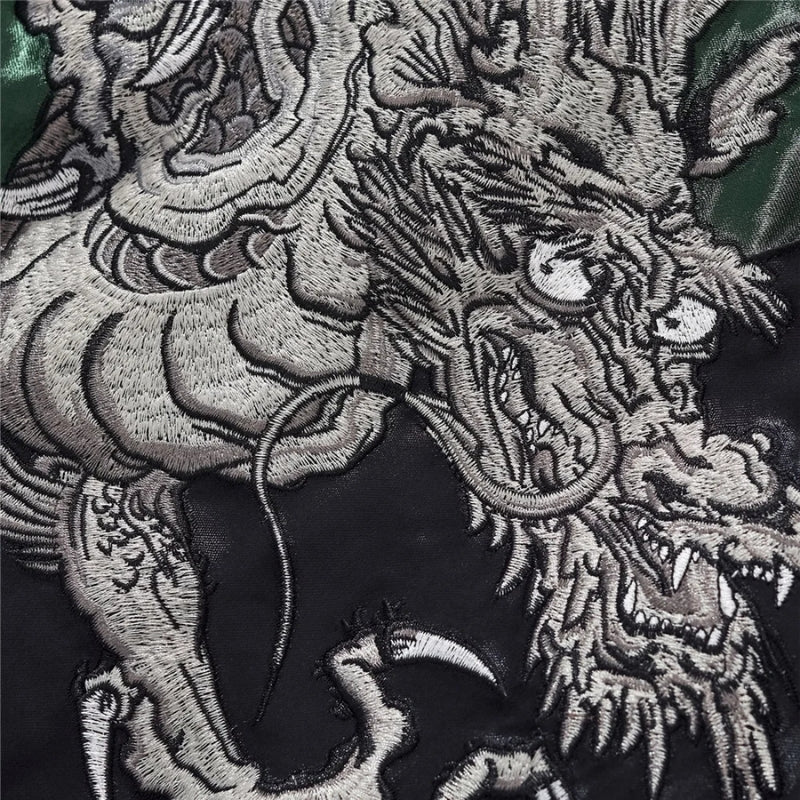 Sukajan Dragon Homme Kurotatsu polyester broderie japonaise streetwear japonais Japanstreet