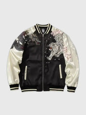 Blouson Sukajan Vintage Mainoho polyester broderie japonaise streetwear Japanstreet