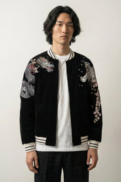 Sukajan Bomber Okaryu polyester broderie japonaise streetwear japonais Japanstreet