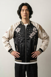 Jacket Sukajan Omotesando polyester broderie japonaise streetwear Japanstreet