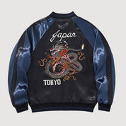 Sukajan Dragon Tokyo Raijin no Tora polyester broderie japonaise streetwear japonais Japanstreet