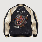 Sukajan Dragon Tokyo Raijin no Tora polyester broderie japonaise streetwear japonais Japanstreet