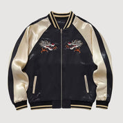 Sukajan Dragon Tokyo Raijin no Tora polyester broderie japonaise streetwear japonais Japanstreet