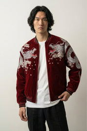 Sukajan Bomber Jacket Ryu Bushido polyester broderie japonaise streetwear Japanstreet