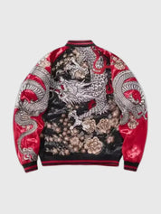 Sukajan Dragon Ryuka no Ito polyester broderie japonaise streetwear Japanstreet