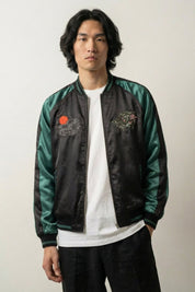 Sukajan Jacket Tiger Seishin polyester broderie japonaise streetwear Japanstreet